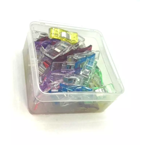 30X Craft Quilting Sewing Crochet Clips Extra Small Size in Plastic Container